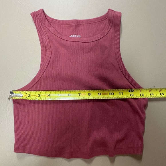 Pink Ribbed Tank Top - Picture 4 of 6
